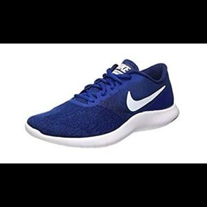 Nike Men’s Flex Contact Running Shoe blue/white